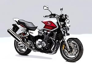 CB1300事故車