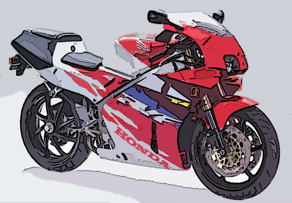 RVF400事故車